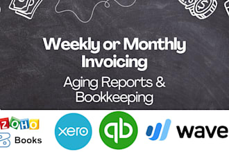 recurring quickbooks, xero invoicing and manage receivables