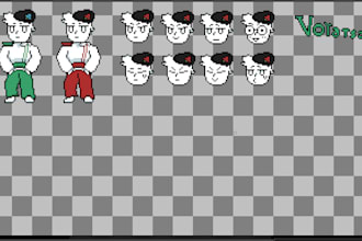pixel art charcter sprite