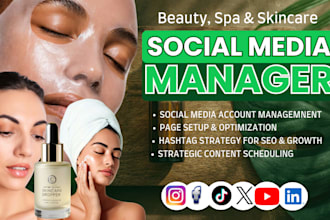 grow your beauty and skincare brand on instagram tiktok and facebook