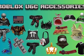 create custom 3d roblox ugc accessories roblox wearable item ugc models clothing