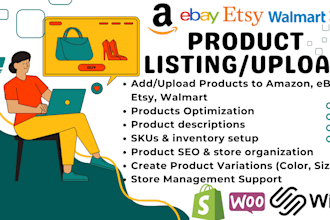 sync products from ecommerce website to ebay, walmart, etsy, amazon marketplace