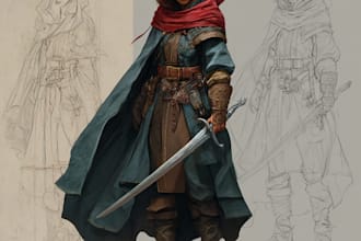 dnd character art and dnd character art