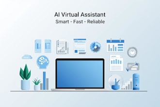 ai virtual assistant for data research and admin tasks done fast