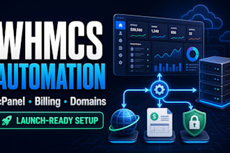 set up whmcs, cpanel whm and automate your hosting business