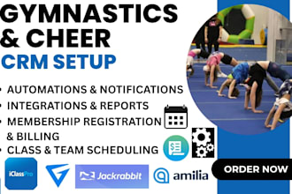 setup gymnastics cheer gyms CRM iclasspro amilia teamsnap athletadesk jackrabbit