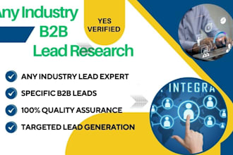 provide any industry b2b lead research