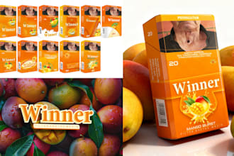 cigarette box packaging design