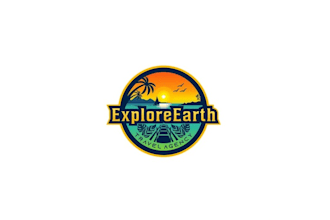 design explore earth travel agency logo