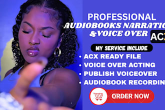 female audiobook artist, american german voiceover, audiobook production to acx