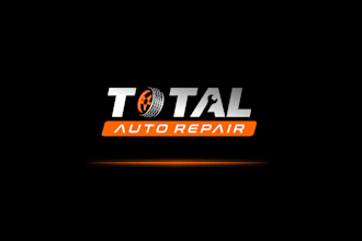 design modern auto repair tire shop logo
