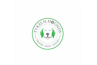 design unique fresh dog food logo