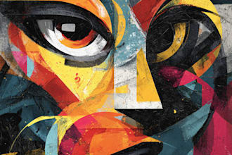 do illustration expresionism art, graffity, abstract