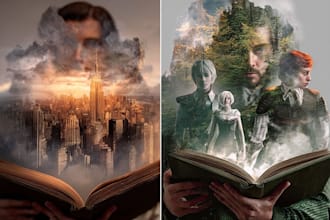 illustrate a professional book cover