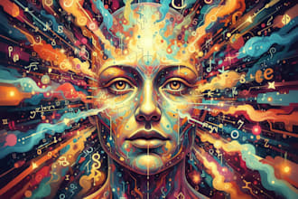 draw or paint artistic portrait of you