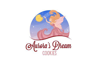 do awesome a whimsical logo for a healthy delicious cookie