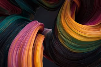 make creative abstract art for you