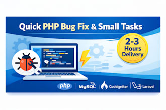 quick PHP bug fix and small tasks