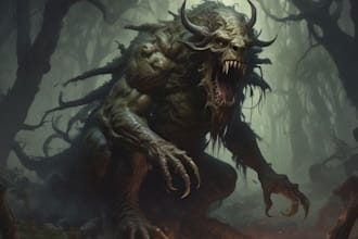 fantasy horror and fantasy horror character