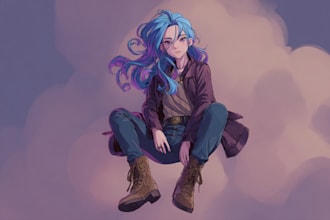 design custom anime or game style characters