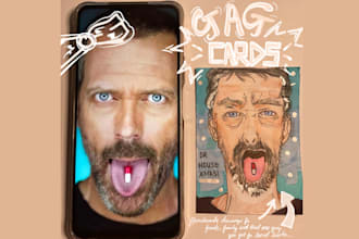 customize an occasion or gag card for you