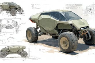 create a car or any vehicle illustrations
