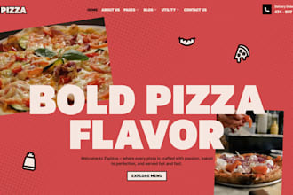 design squarespace restaurant website wix coffee cafe bakery food truck menu