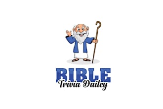 design awesome classic daily trivia site logo