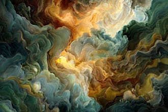 paint professional abstract art