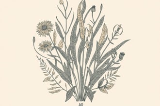 do botanical, mystic, logo illustration