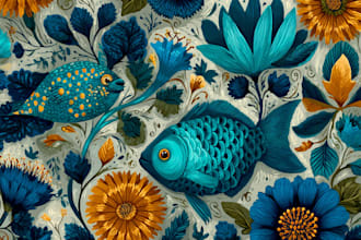 design unique seamless pattern design