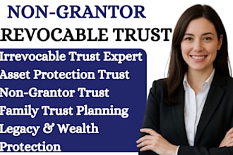 draft revocable irrevocable family trust wills asset protection estate planning