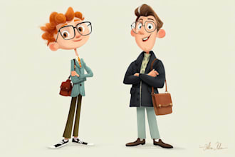 draw cartoon cute cartoon