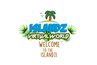 do professional 3d creative beach logo for online paradise