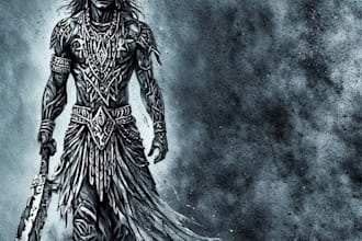 design a polynesian maori tribal tattoo