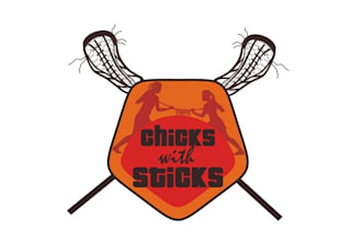 design awesome lake girls lacrosse event logo