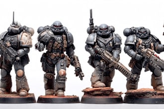 make warhammer 40k character art depending on your concept