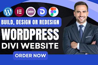 build divi wordpress website, wordpress divi, divi builder, divi website design