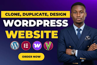copy clone website duplicate website copy clone website to wordpress elementor