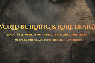design a detailed fictional world with consistent lore and rules