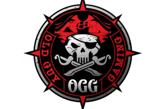 design high quality pirate logo design with fastest delivery