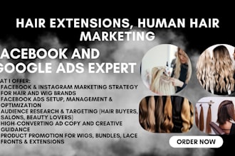 do social media, facebook marketing for your hair extensions, human hair, wig