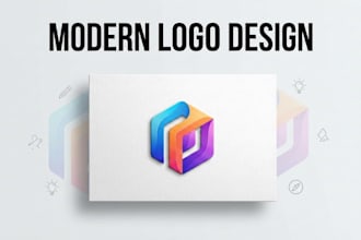 design a premium modern high contrast logo for your brand