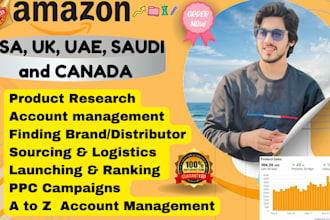 be your expert amazon USA, UK, uae and canada virtual assistant