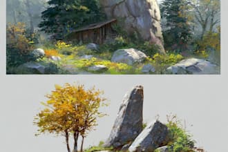 environment concept art landscape design