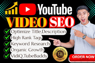 do youtube video SEO for top result with vidiq and tubebuddy