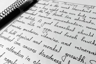 handwrite your notes, letters, or documents neatly