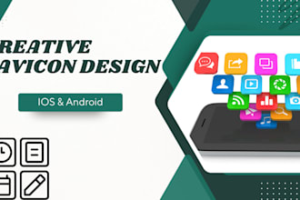 design a beautiful logo and  favicon for your business