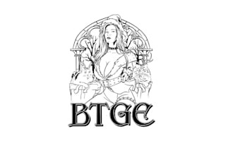 design goth egg christmas merch logo