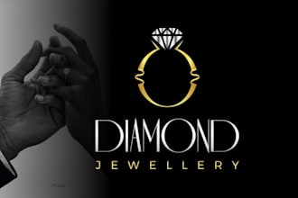 design a custom jewelry or diamond logo