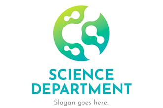 create a professional science or research logo